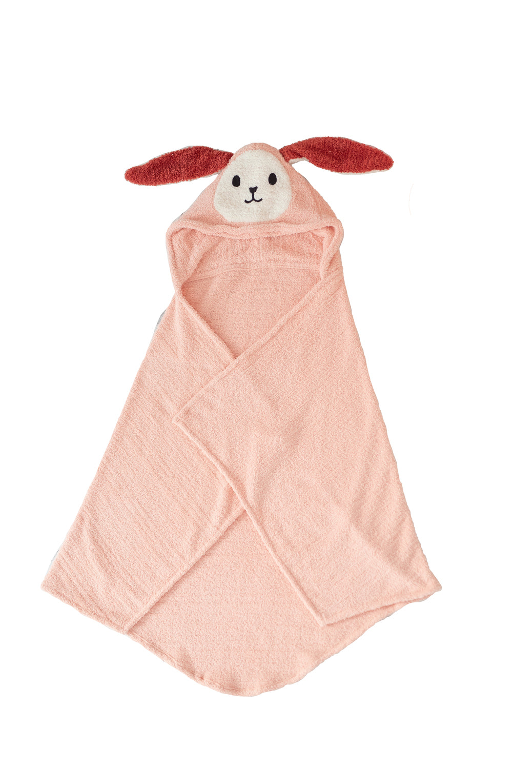 Toalla baño infantil conejo rosa