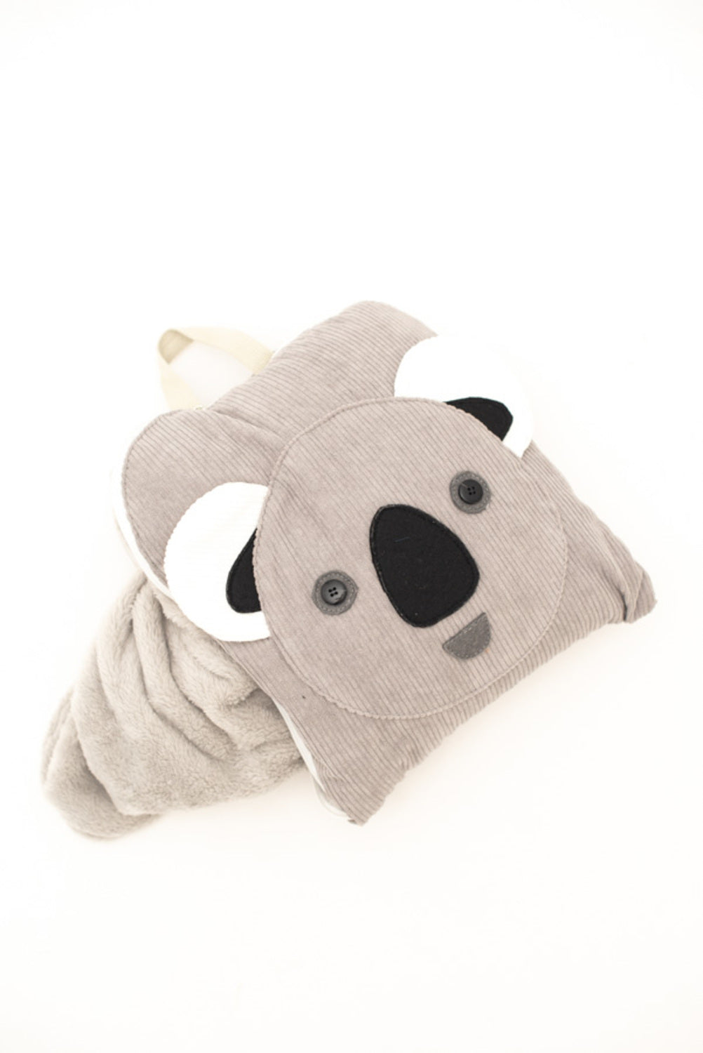 Manta infantil de viaje Koala gris