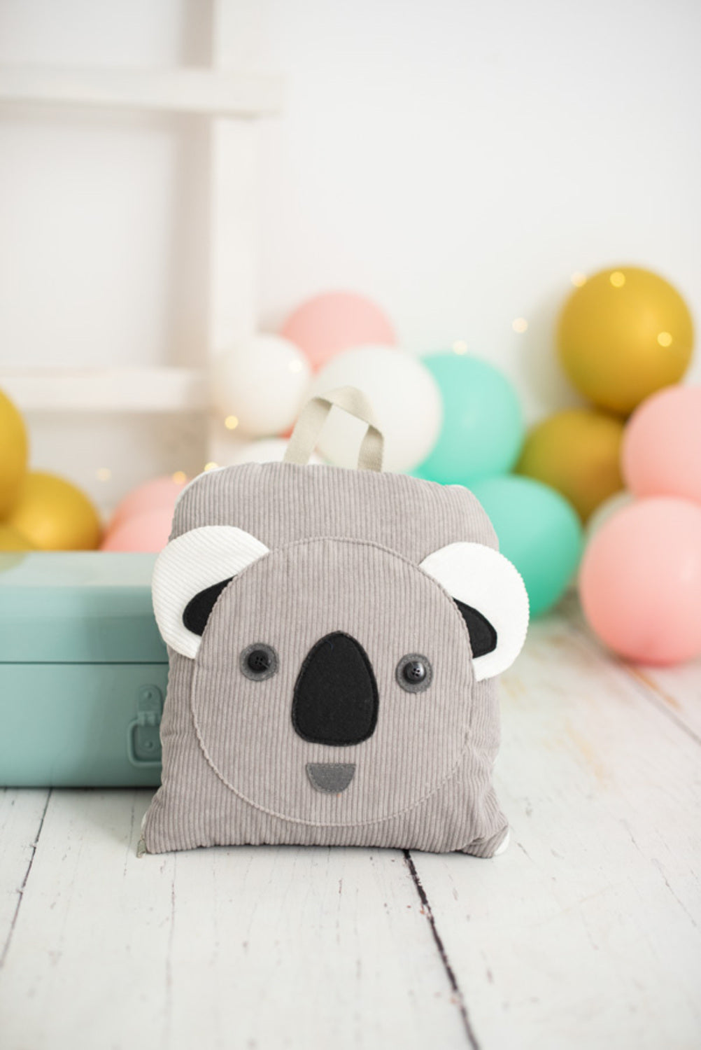 Manta infantil de viaje Koala gris