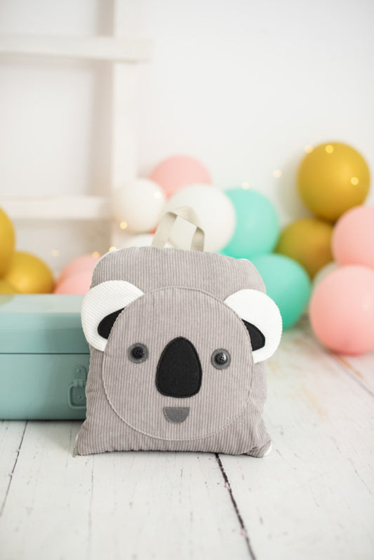 Manta infantil de viaje Koala gris