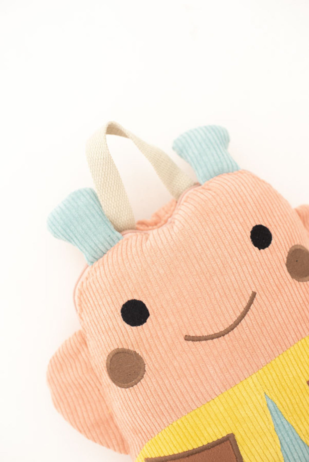 Manta infantil de viaje mariquita rosa