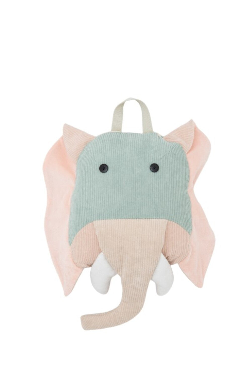 Manta infantil de viaje elefante verde