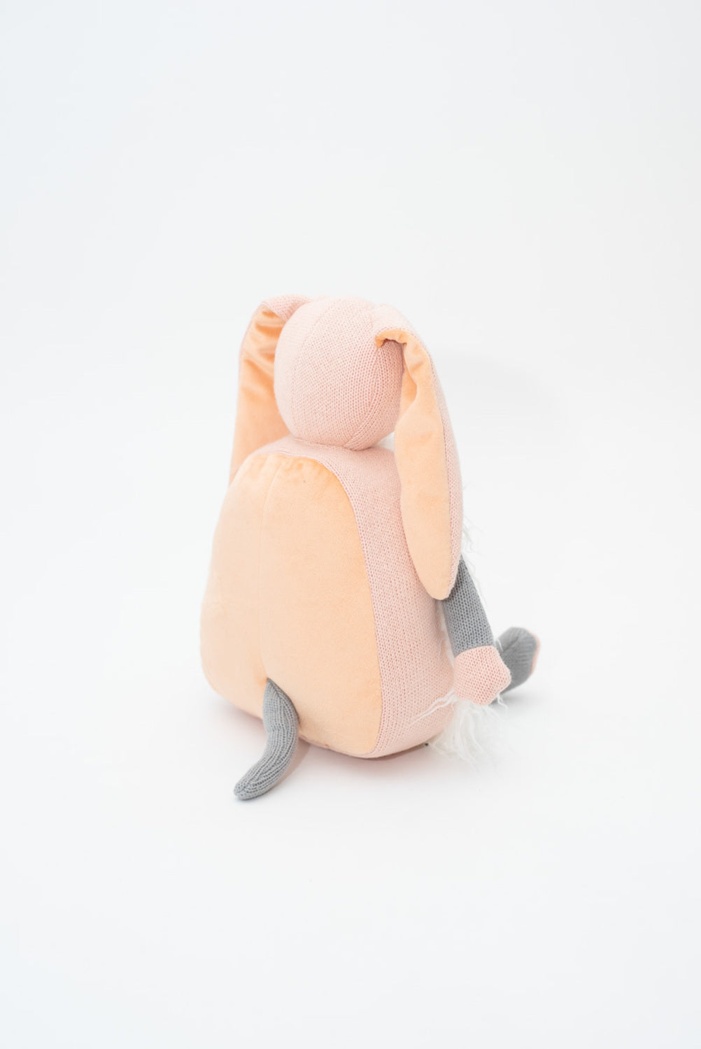 Cojin infantil conejo rosa y blanco