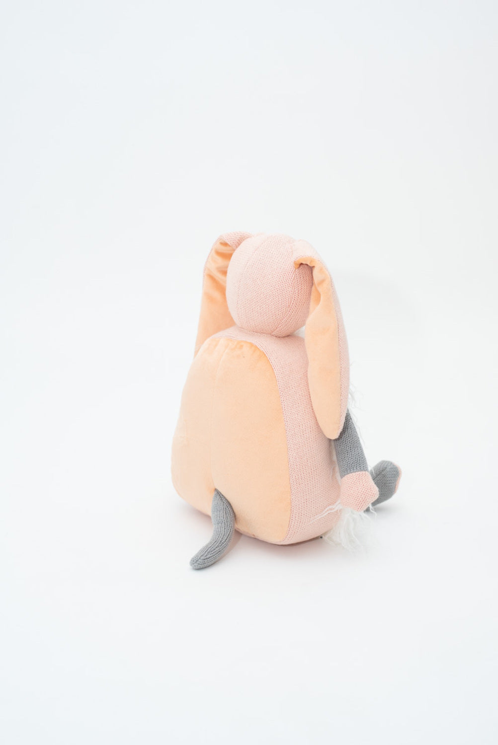 Cojin infantil conejo rosa y blanco