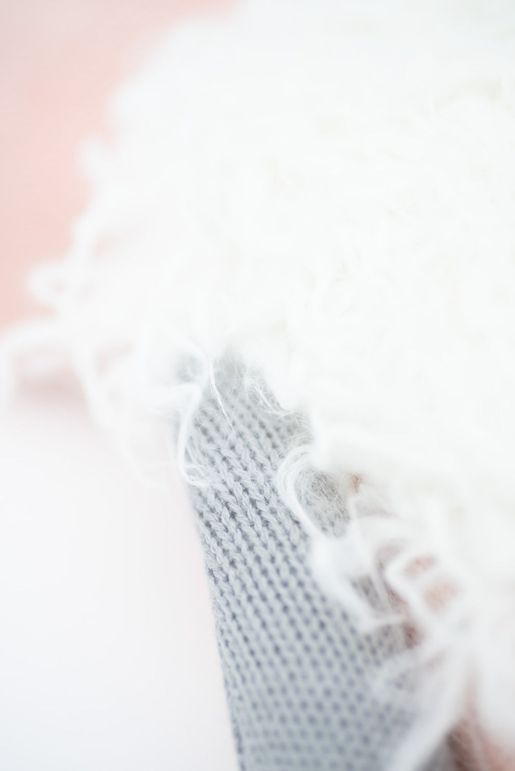 Cojin infantil conejo rosa y blanco