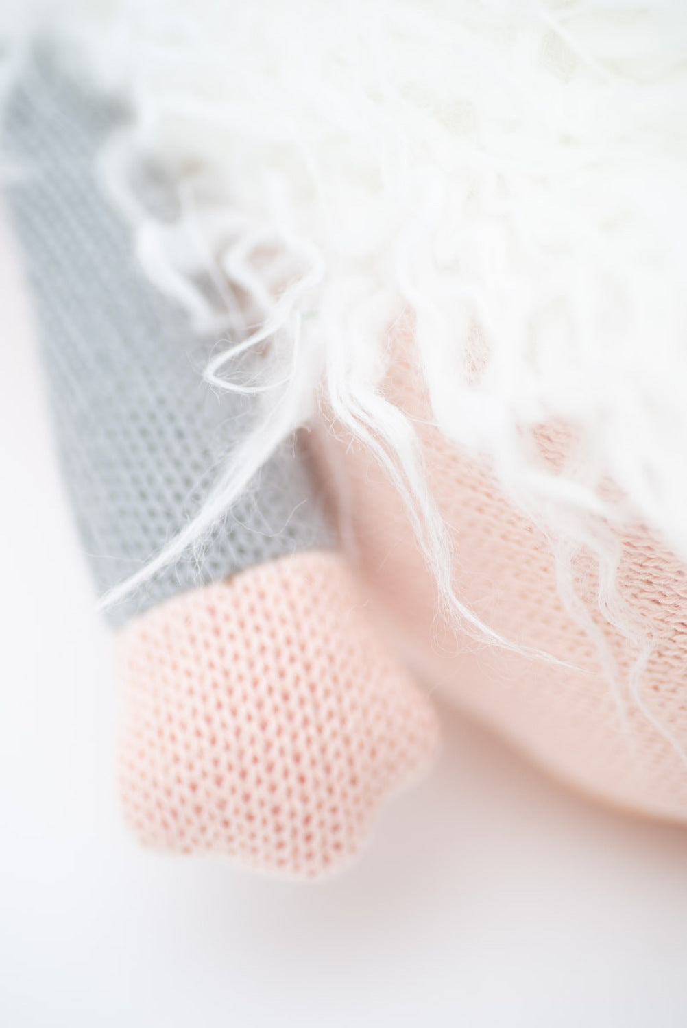 Cojin infantil conejo rosa y blanco