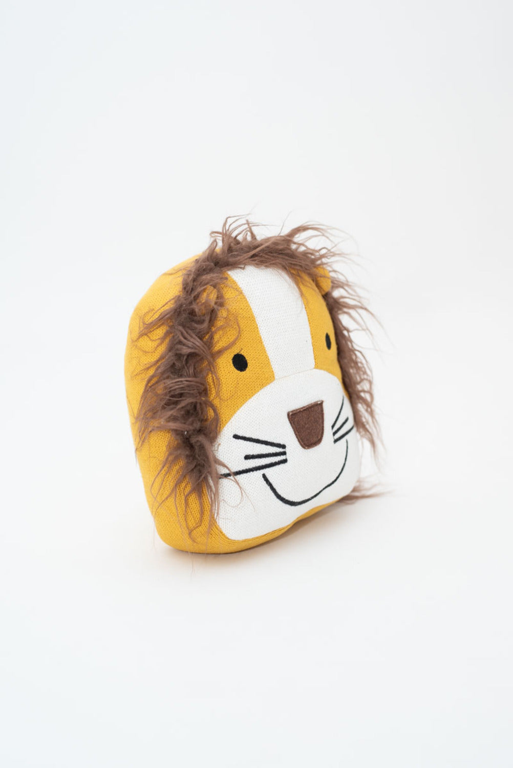 Cojin infantil leon marro y naranja