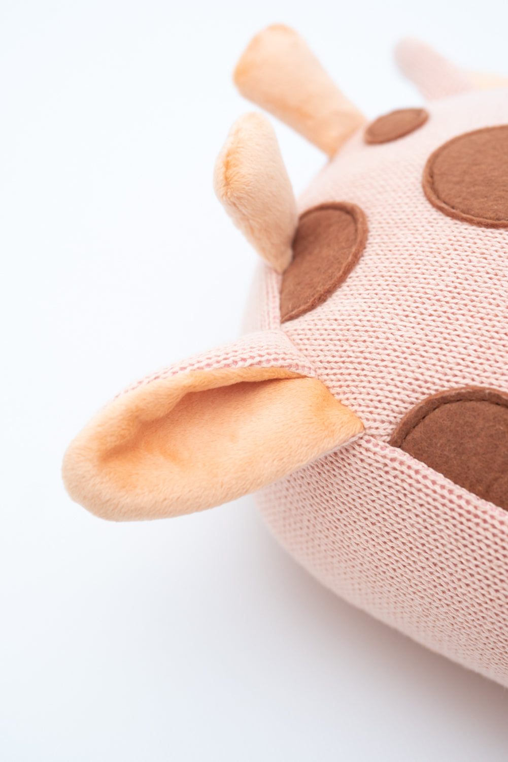 Cojin infantil jirafa rosa