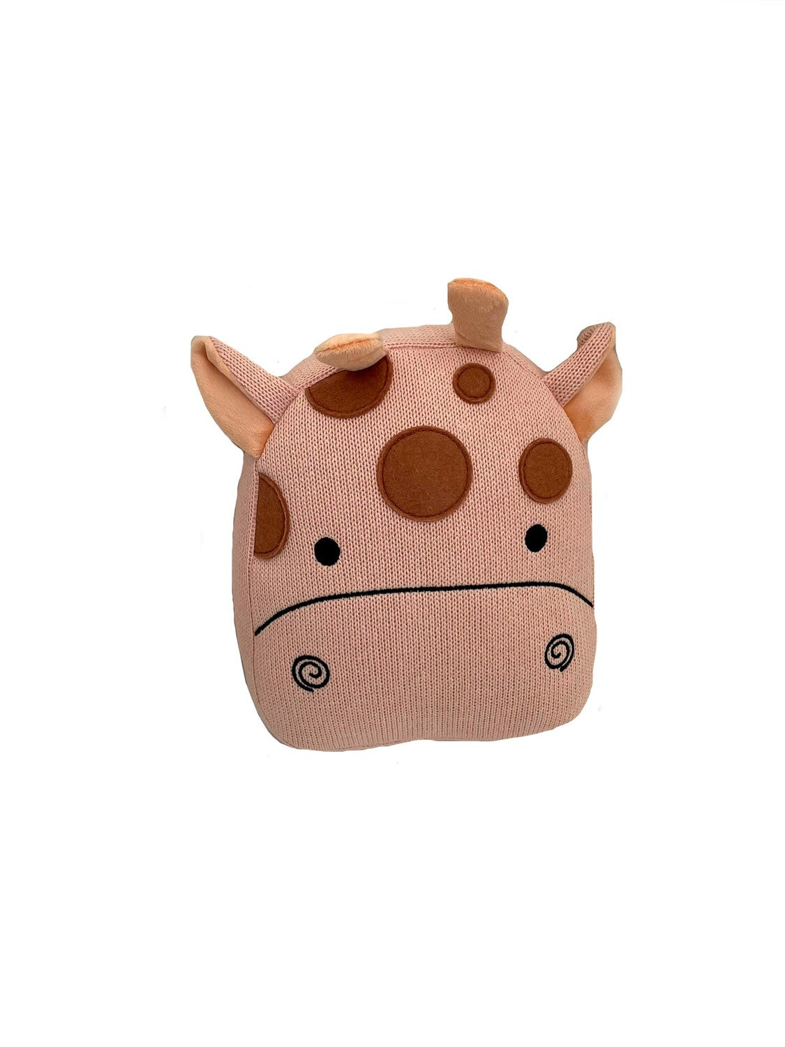 Cojin infantil jirafa rosa