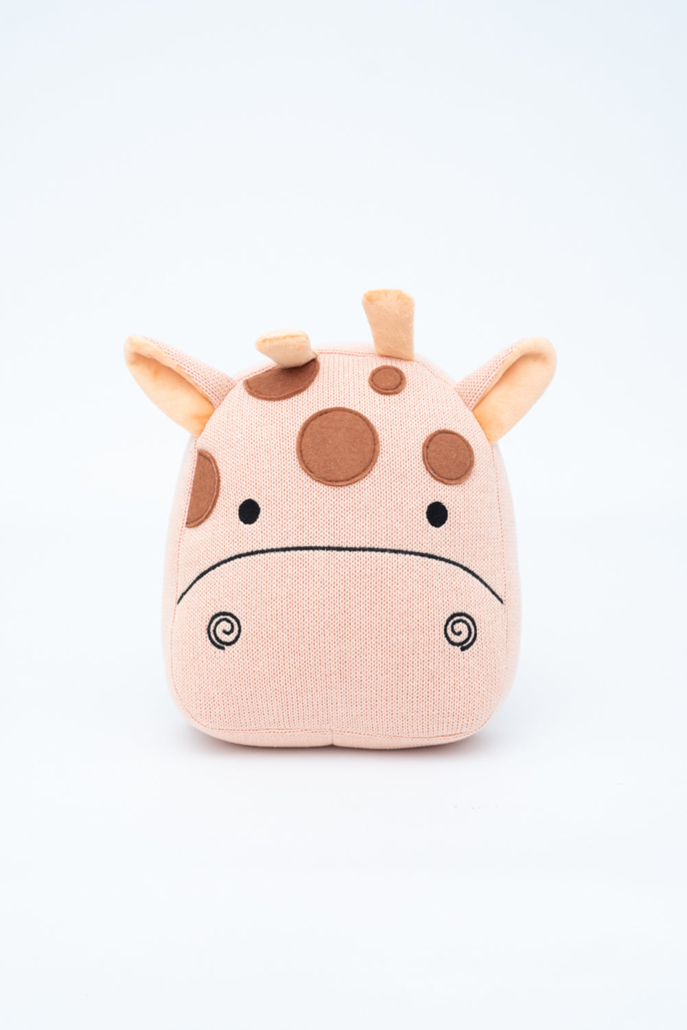 Cojin infantil jirafa rosa