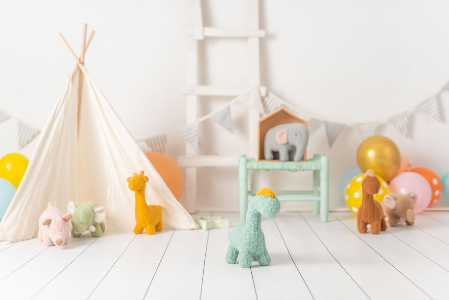 Peluche infantil bebe dinosaurio verde