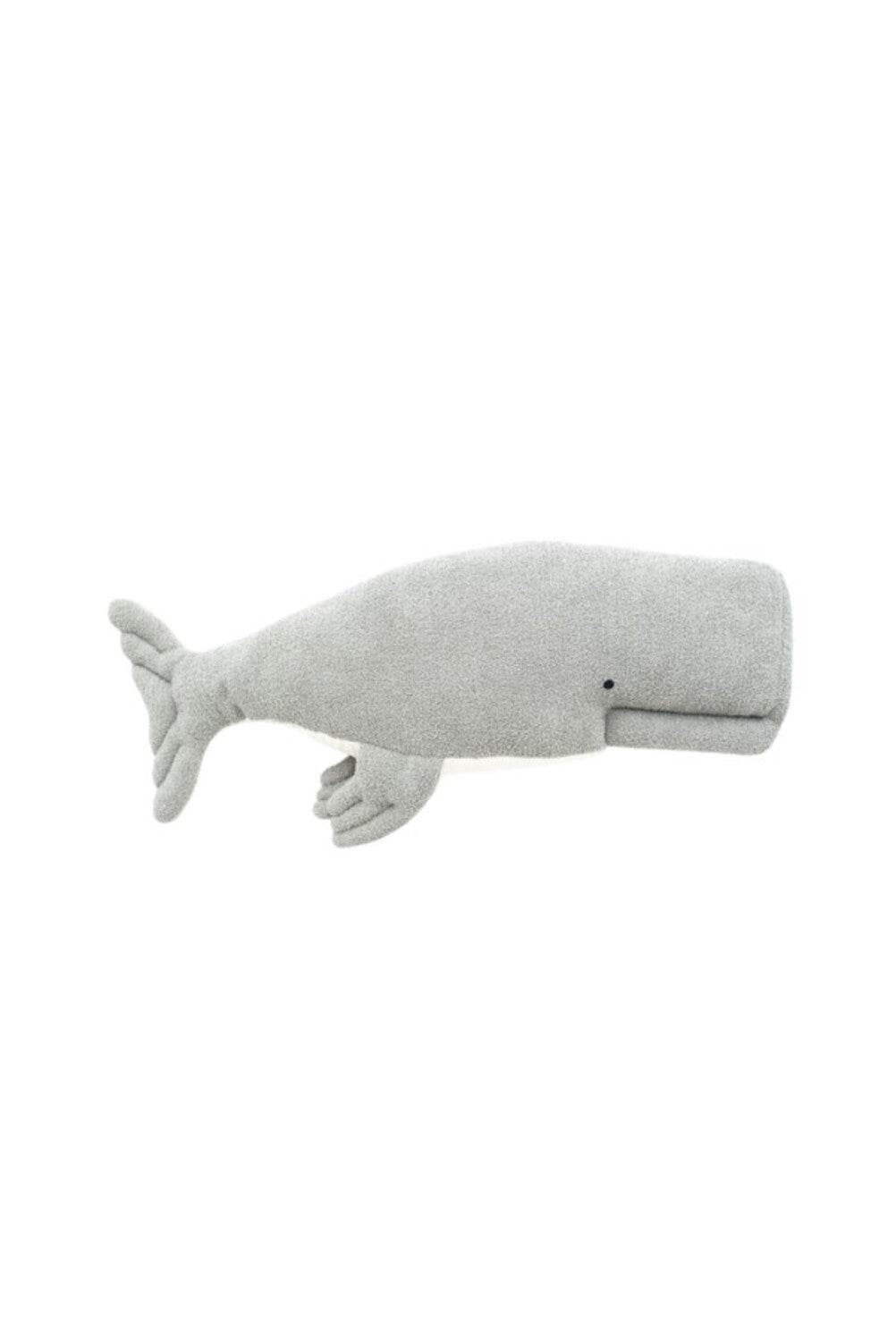 Peluche infantil de pared beluga gris