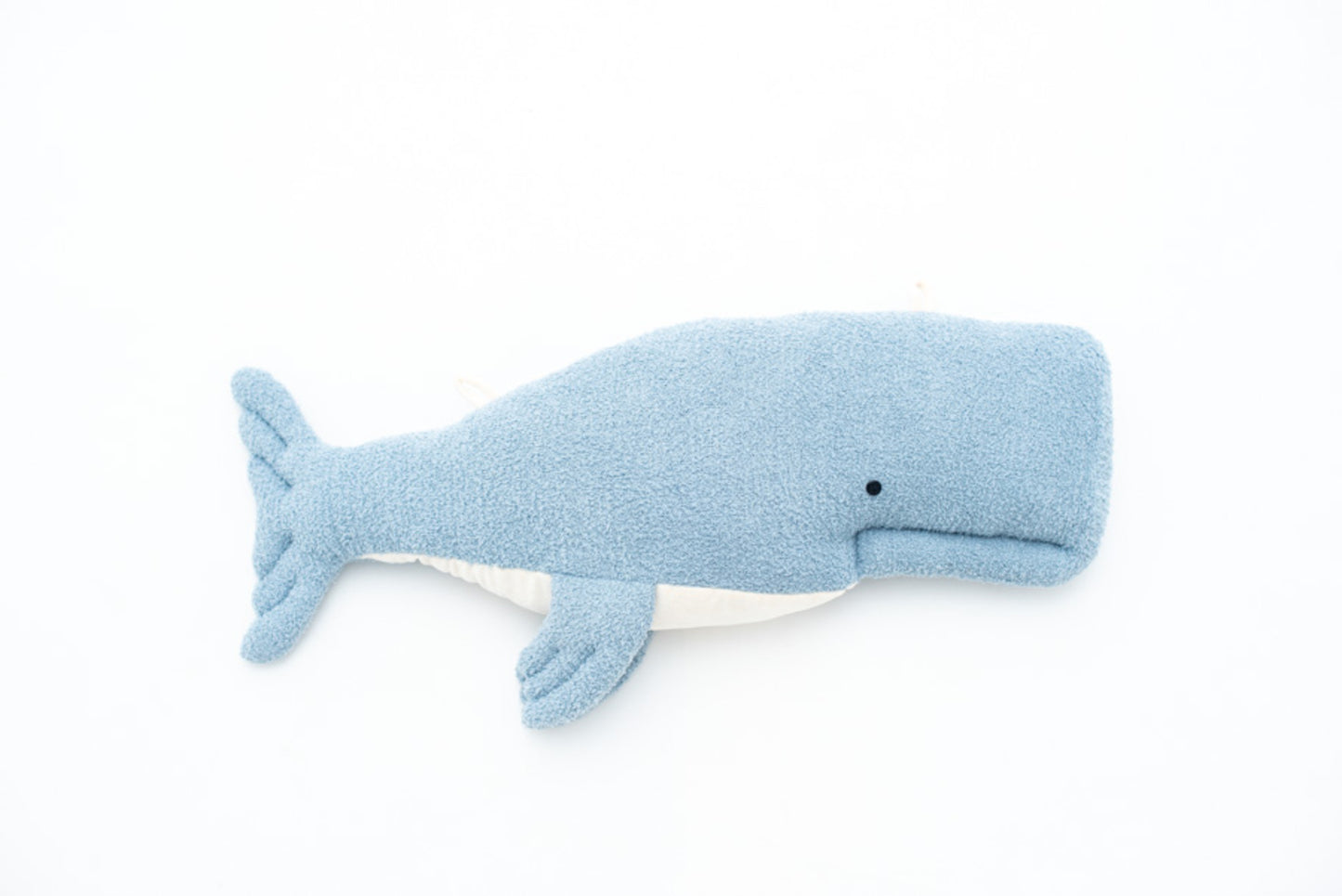 Peluche infantil de pared beluga azul claro