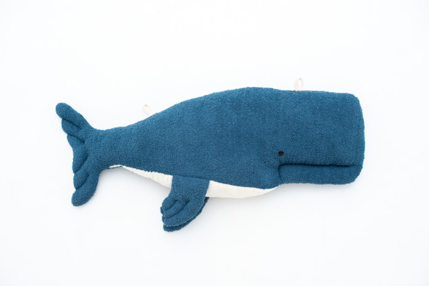 Peluche infantil de pared beluga azul oscuro