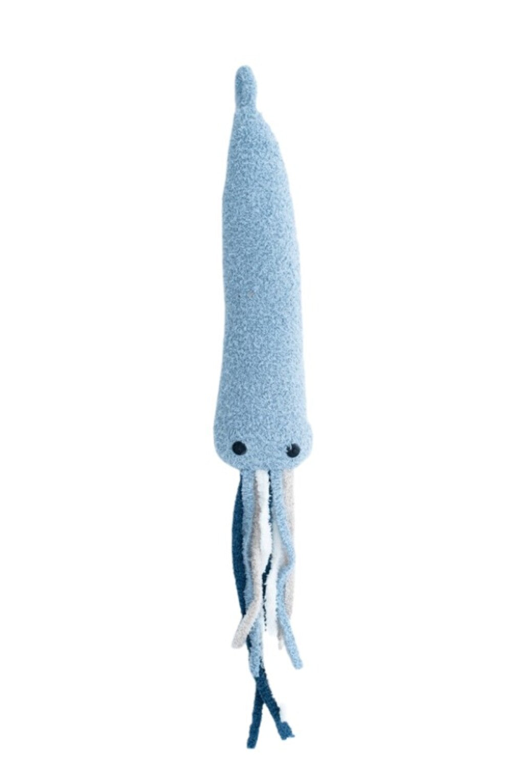 Set 2 peluches infantiles de pared formado por mini pulpo blanco y mini pulpo azul claro