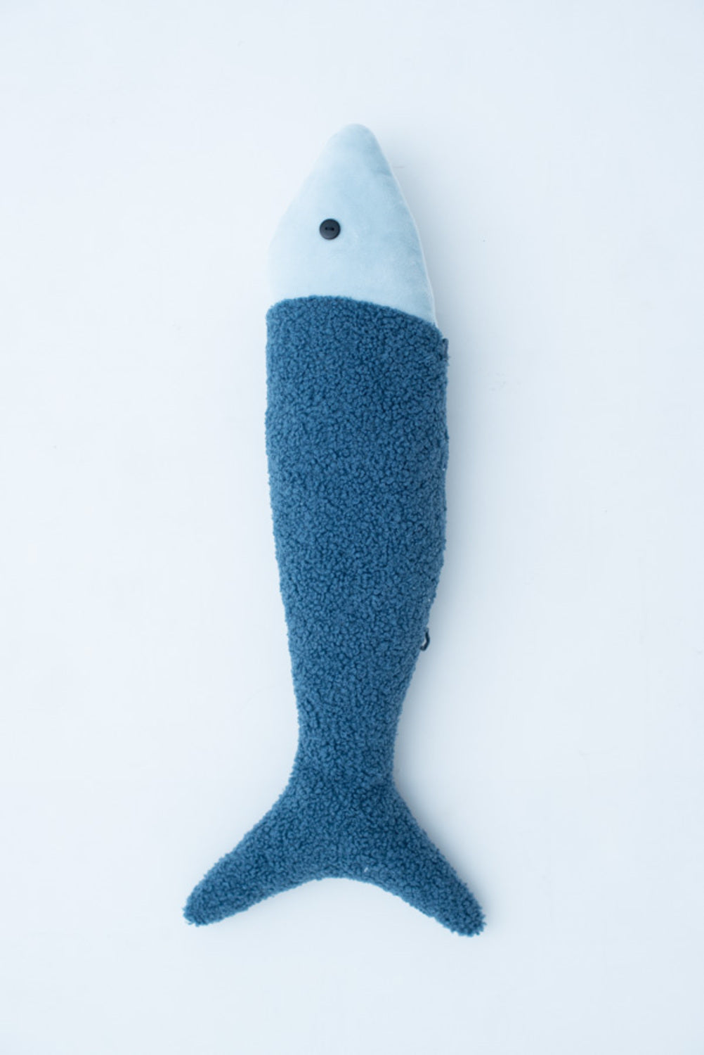 Set 2 peluches infantiles de pared formado por dos peces azul oscuro