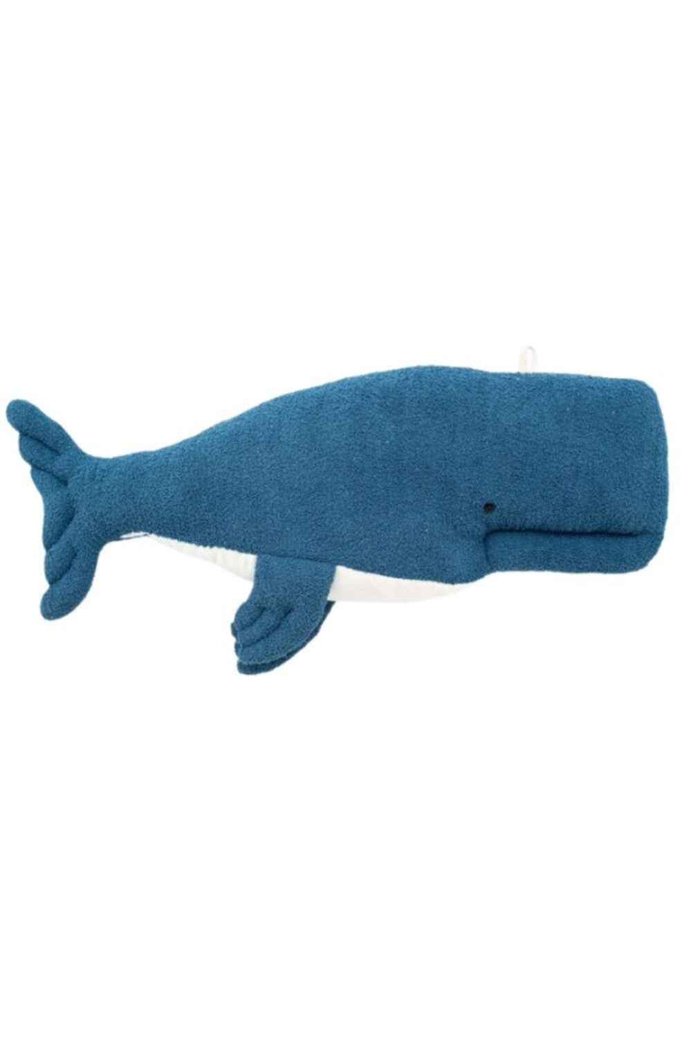 Set 2 peluches infantiles de pared formado por beluga azul claro y beluga azul oscuro