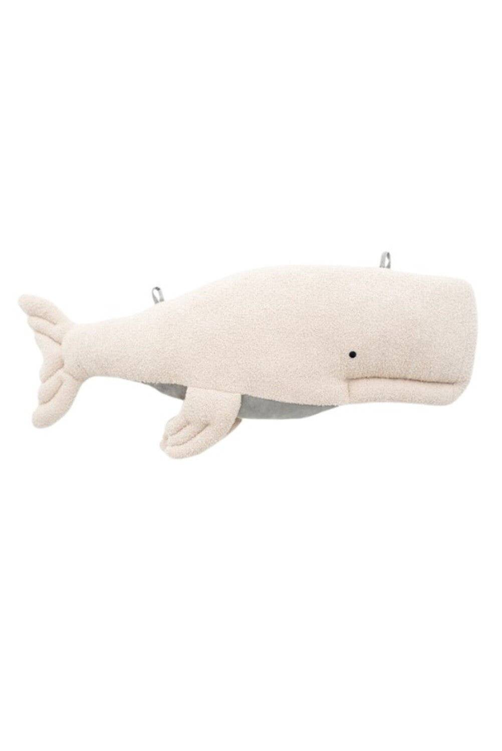 Set 2 peluches infantiles de pared formado por beluga beig y beluga azul claro