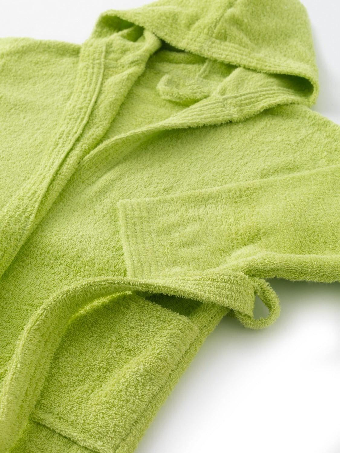 Albornoz niño Bolsa Liso Pistacho Talla 2-4