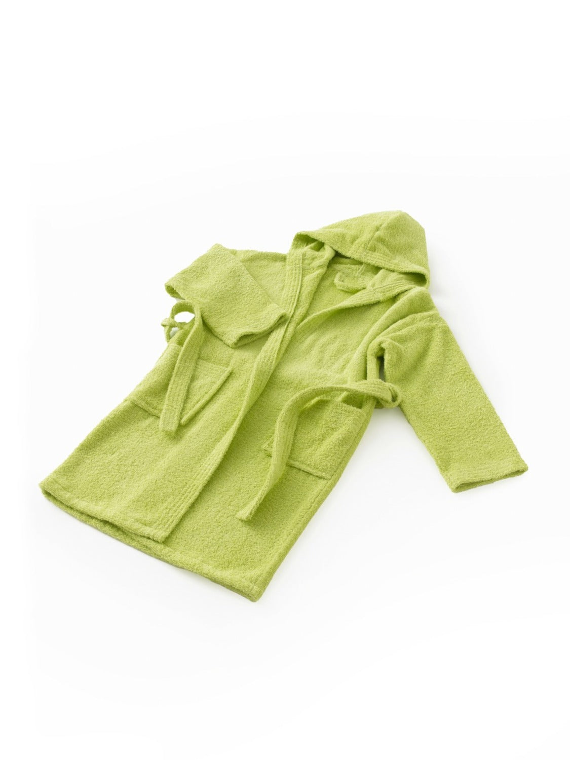 Albornoz niño Bolsa Liso Pistacho Talla 6-8