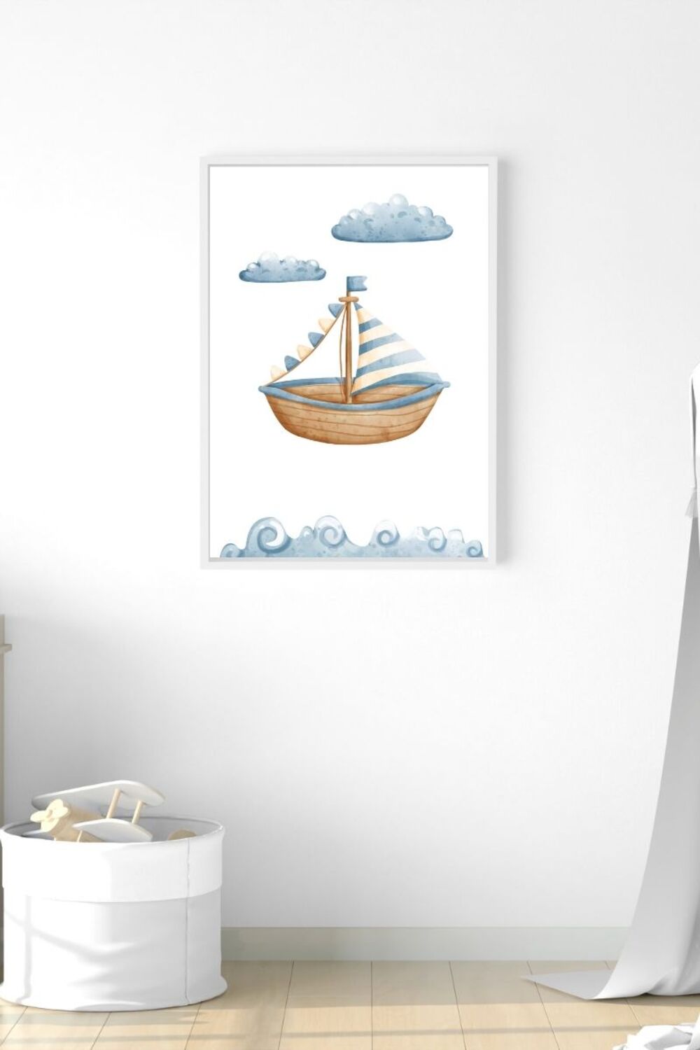 Cuadro infantil  barco