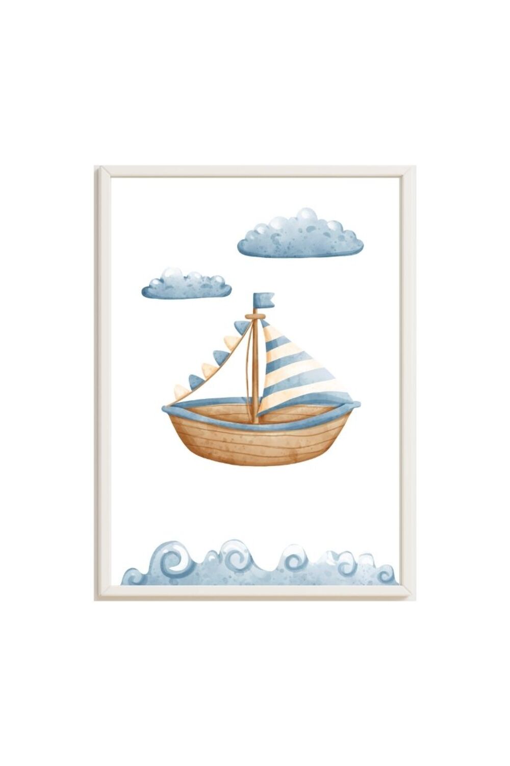 Cuadro infantil  barco