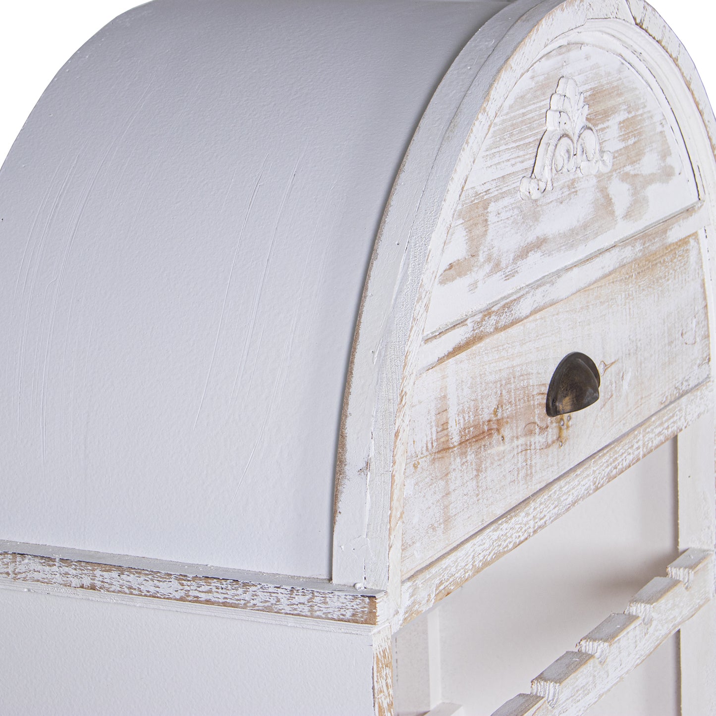 BOTELLERO MADERA 5 NIVELES C/C AJON BLANCO DECAPE ABETO+DM