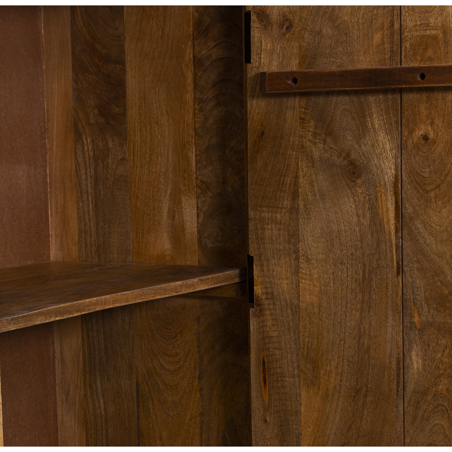 ARMARIO 2 PUERTAS+2 CAJONES MA DERA MANGO NATURAL