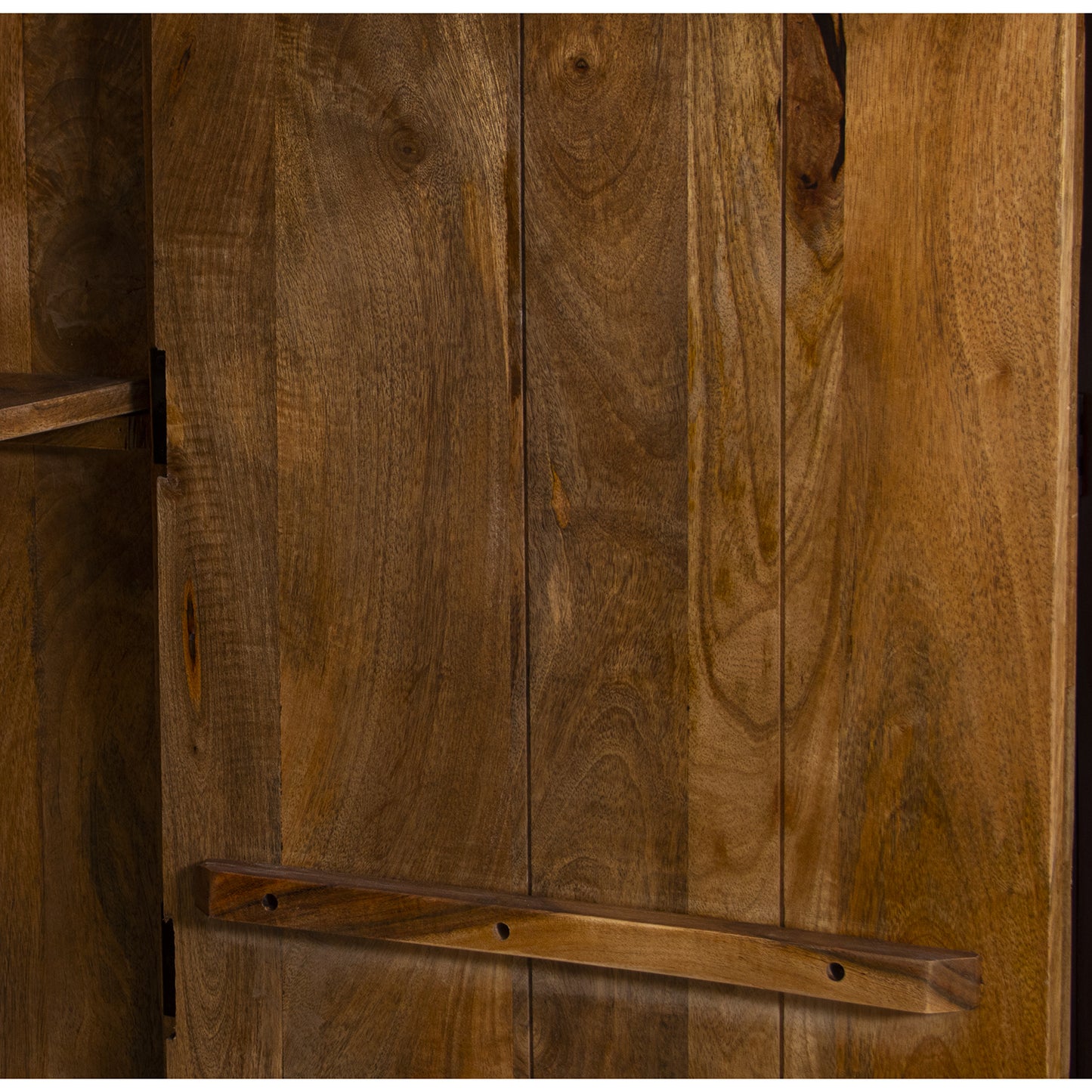 ARMARIO 2 PUERTAS+2 CAJONES MA DERA MANGO NATURAL