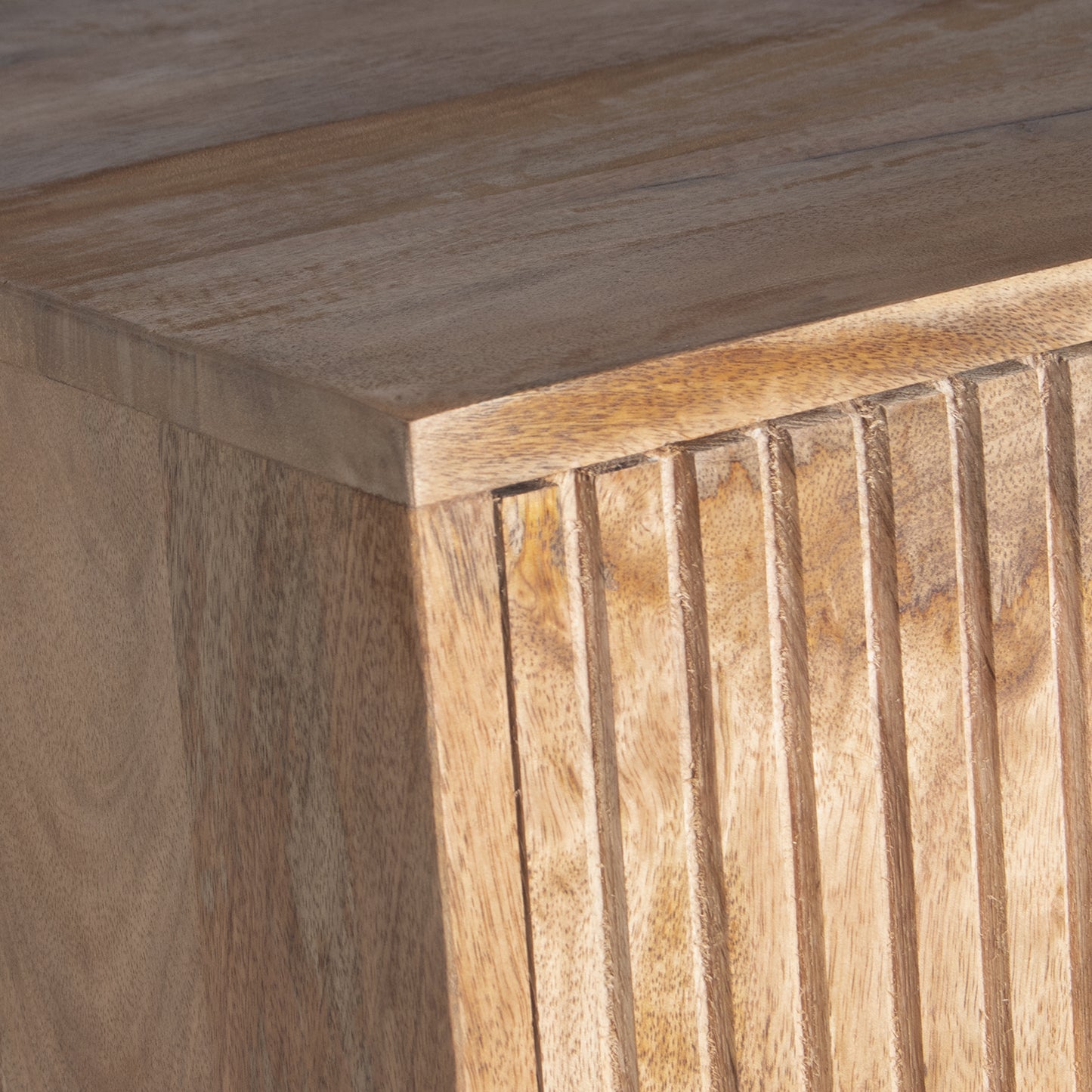 MUEBLE ENTRADA MADERA MANGO C/ 2 PUERTAS