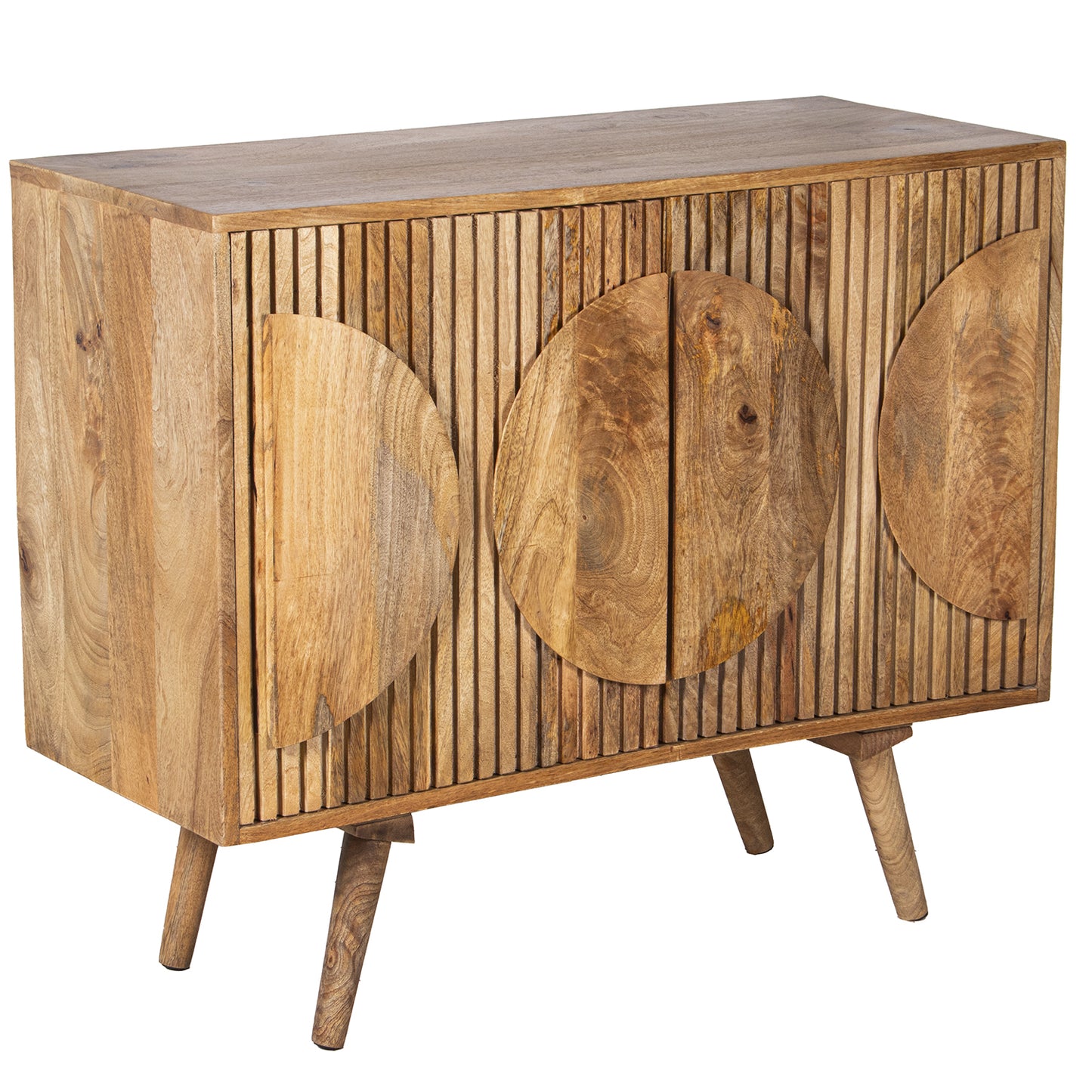 MUEBLE ENTRADA MADERA MANGO C/ 2 PUERTAS