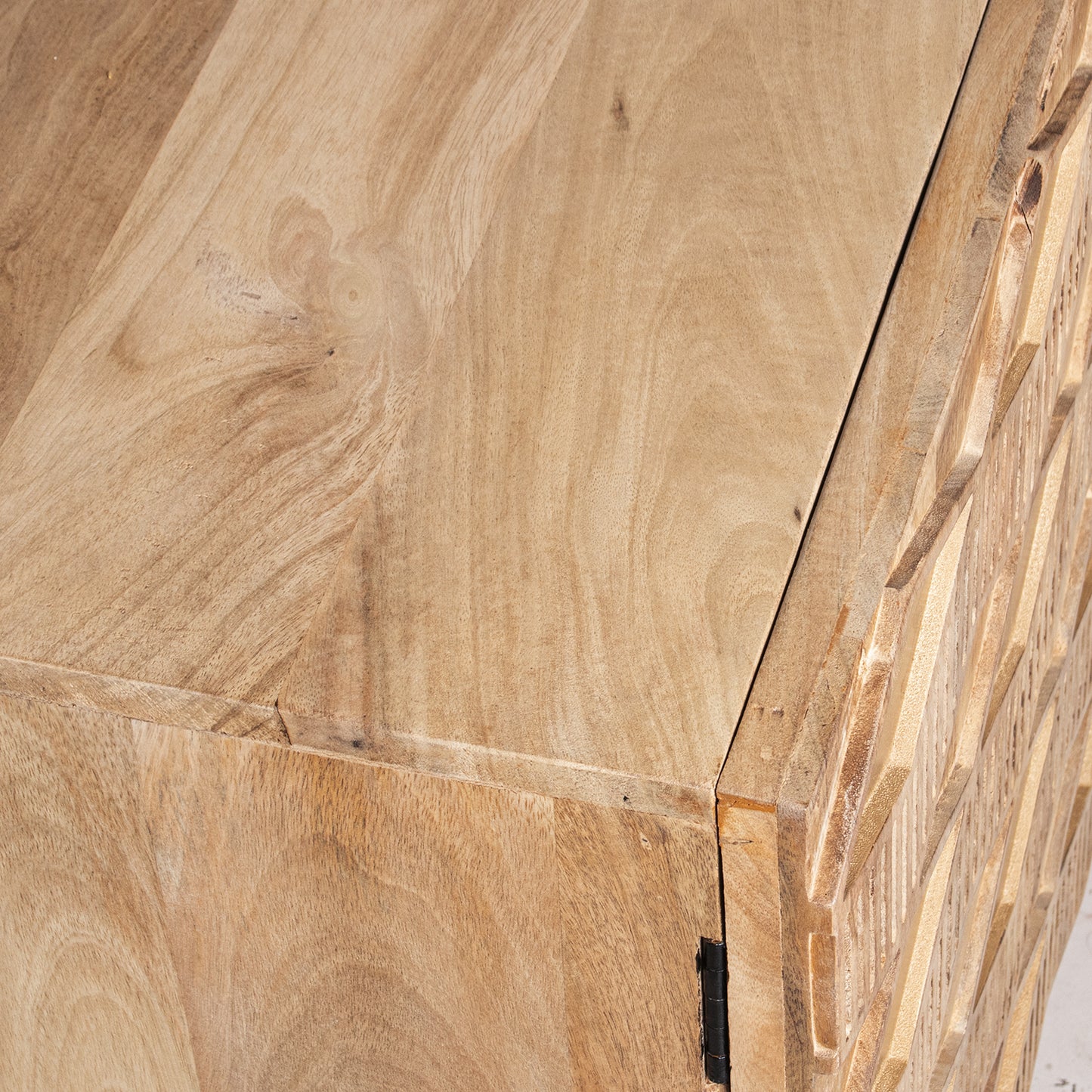 MUEBLE ENTRADA MADERA MANGO C/ 2 PUERTAS