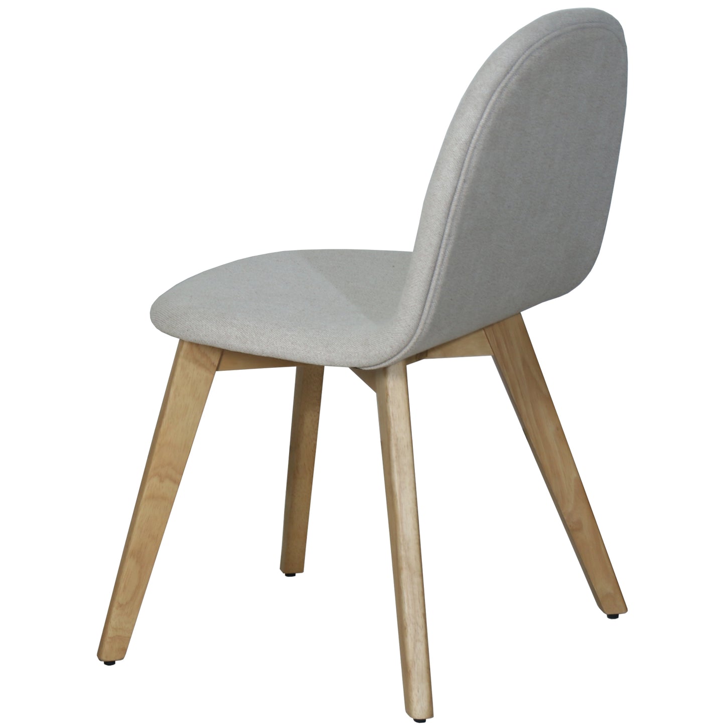 SILLA COMEDOR MADERA COLOR ROB LE TELA BEIGE