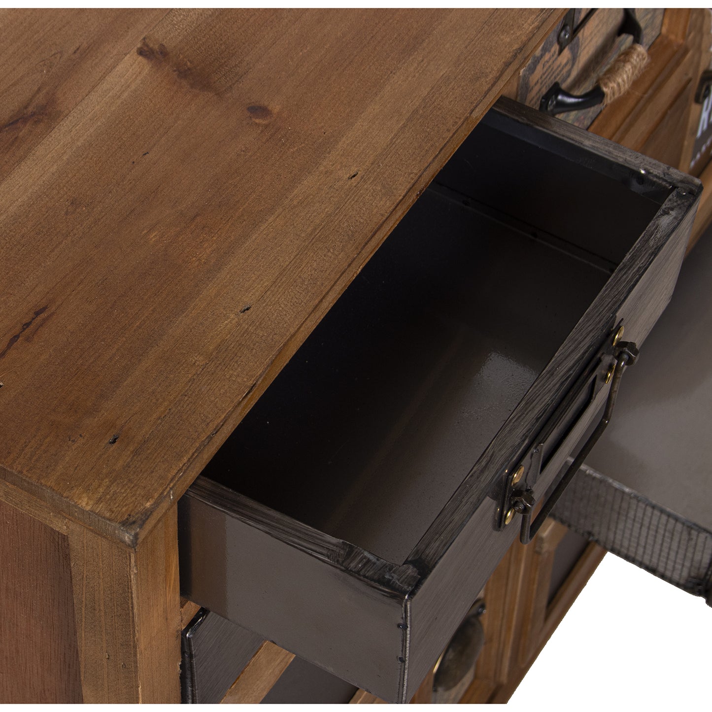 MUEBLE ENTRADA MADERA C/CAJONE S Y PUERTA: MADERA ABETO