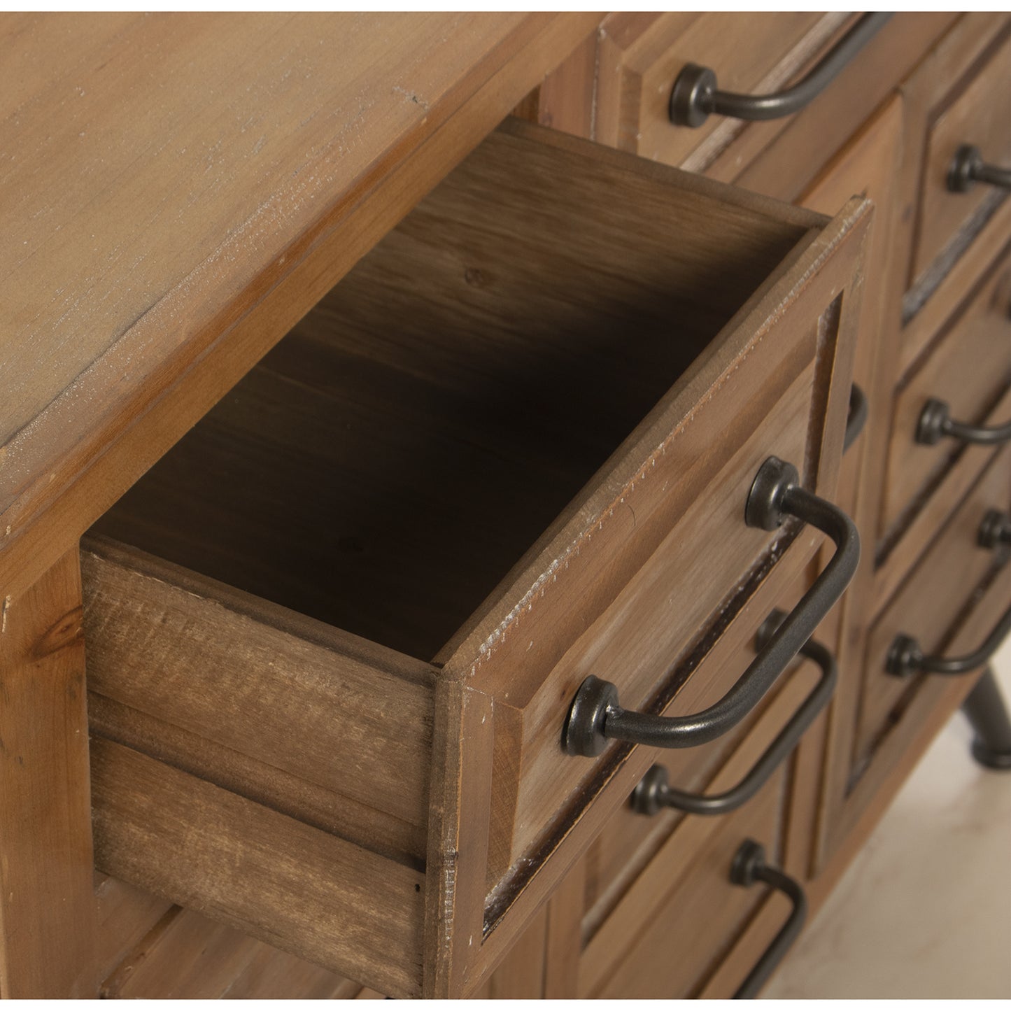 APARADOR MADERA C/3 CAJONES+3 PUERTAS NATURAL