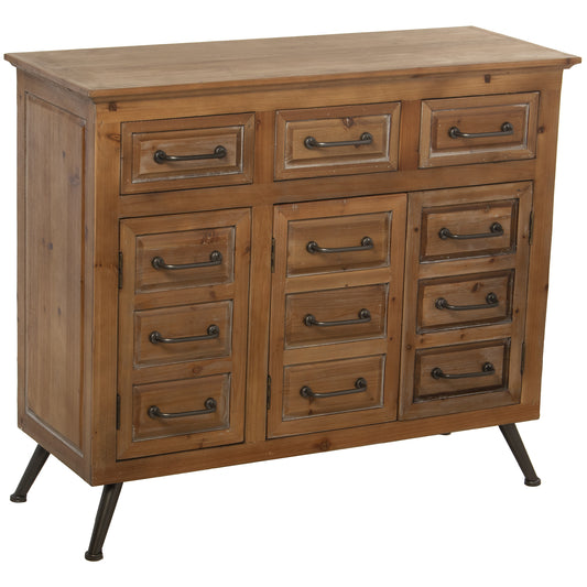 APARADOR MADERA C/3 CAJONES+3 PUERTAS NATURAL