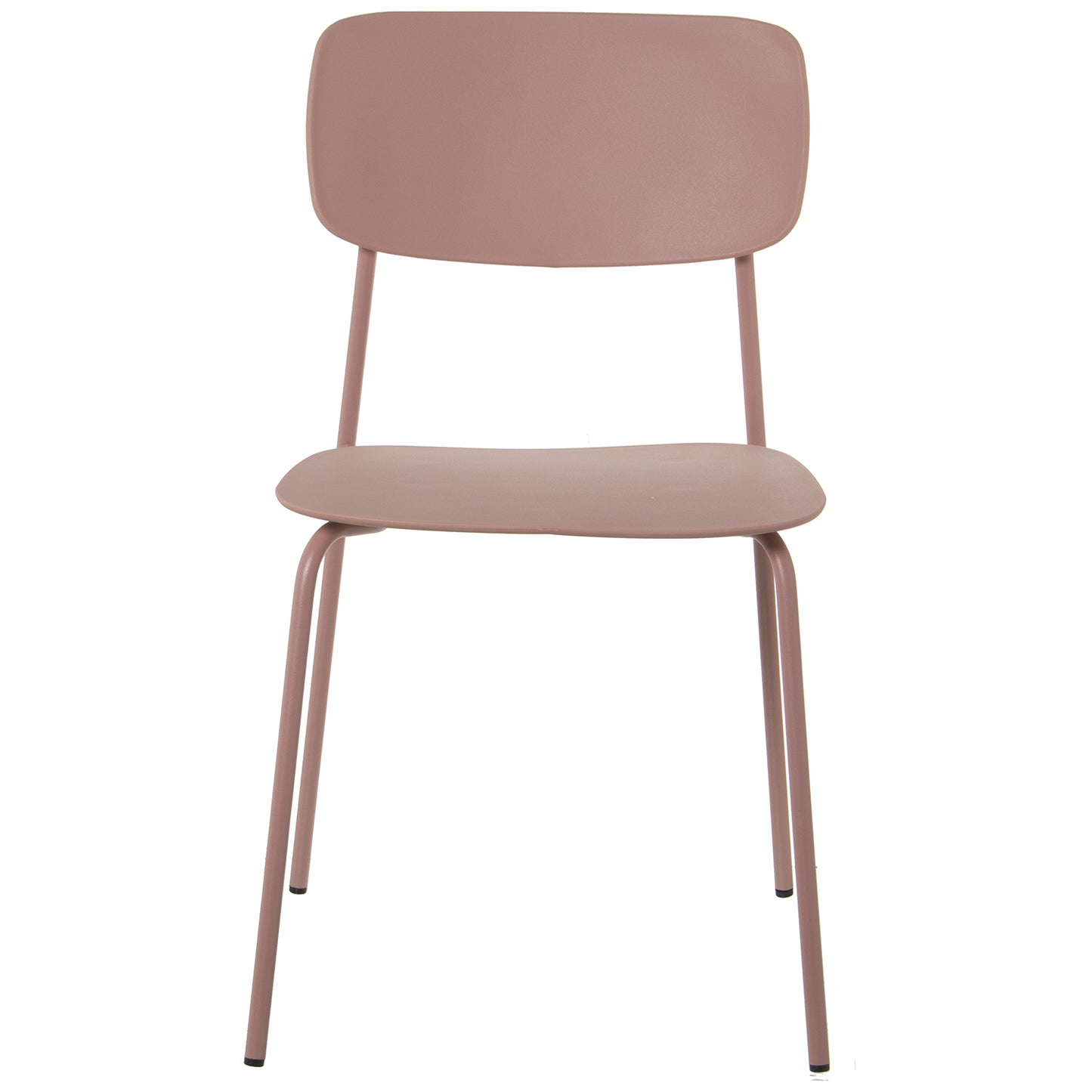 SILLA PP ROSA PATAS METAL
