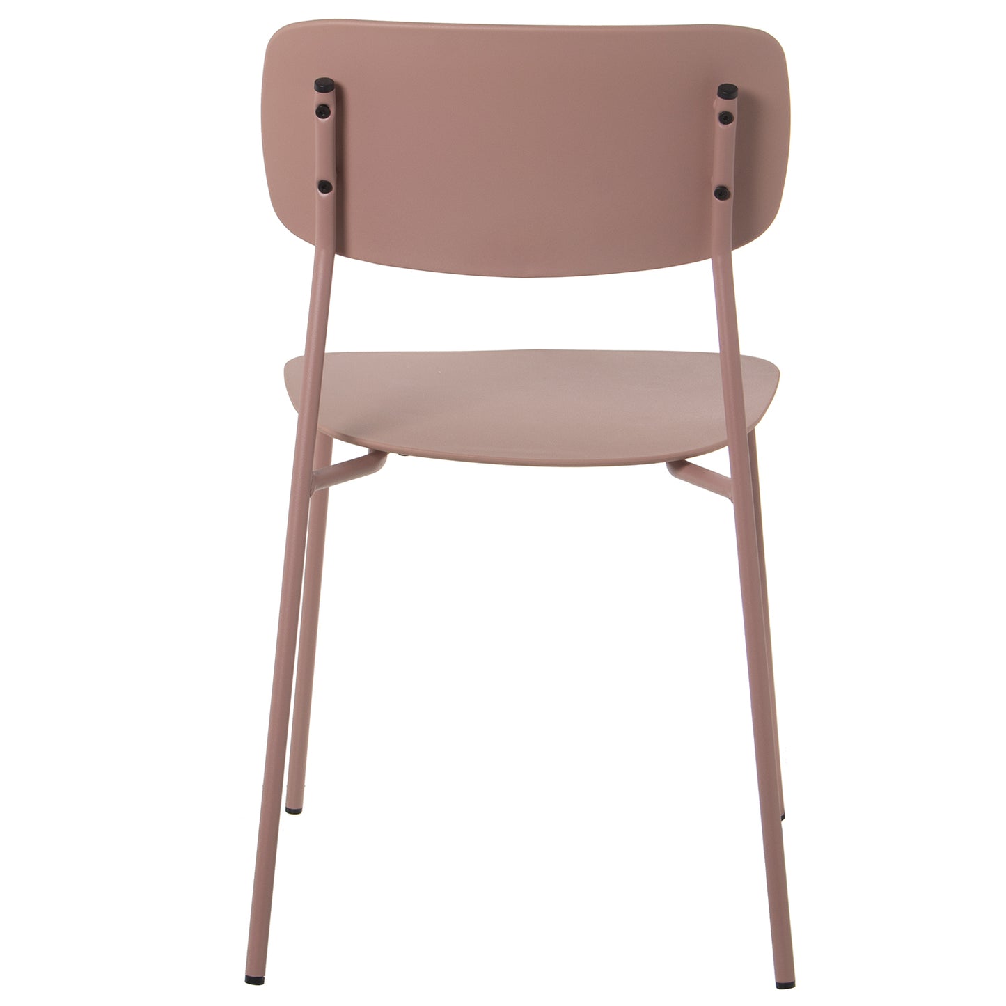 SILLA PP ROSA PATAS METAL