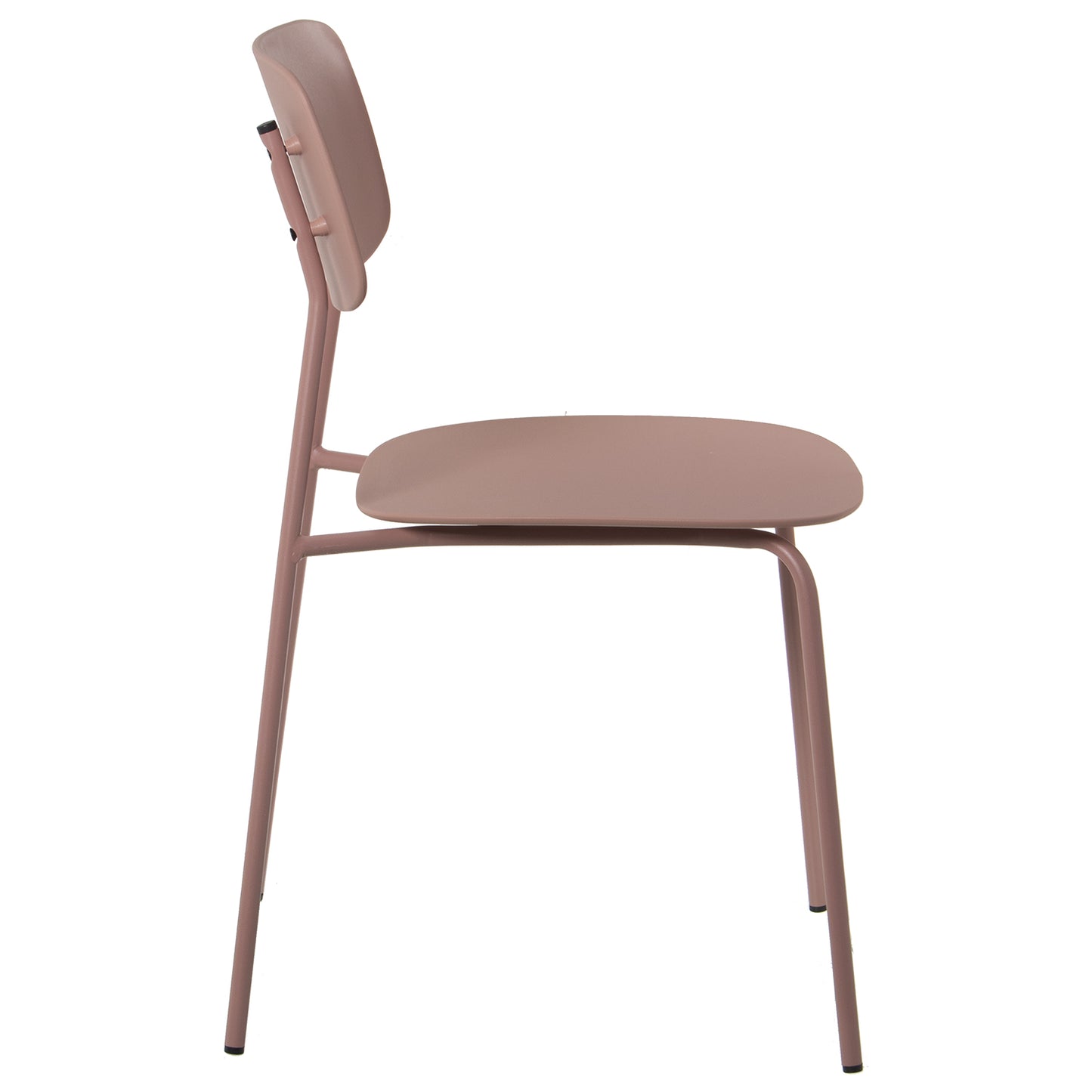 SILLA PP ROSA PATAS METAL