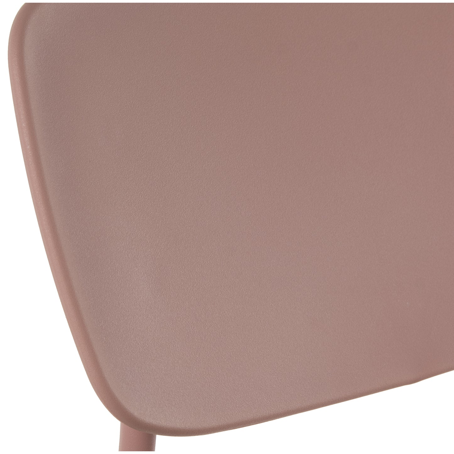 SILLA PP ROSA PATAS METAL