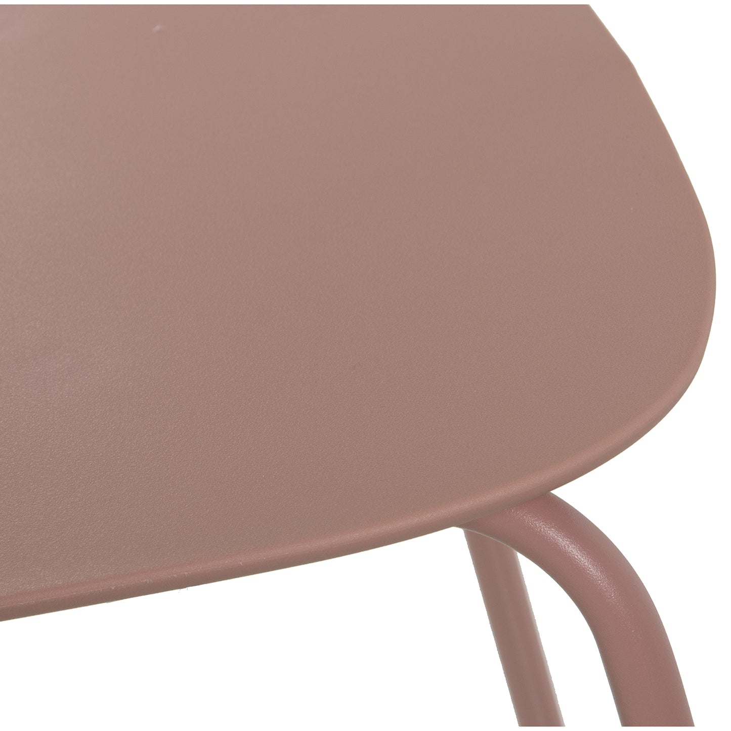 SILLA PP ROSA PATAS METAL