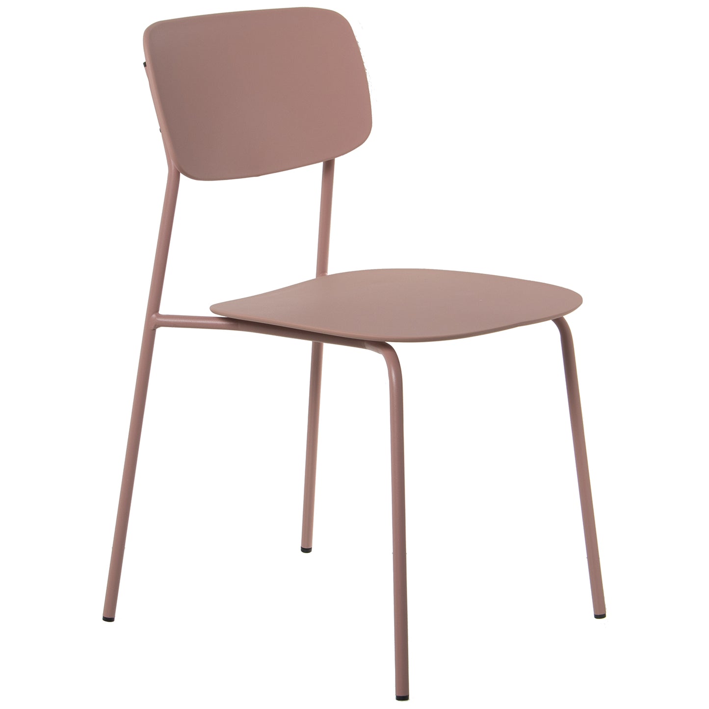 SILLA PP ROSA PATAS METAL
