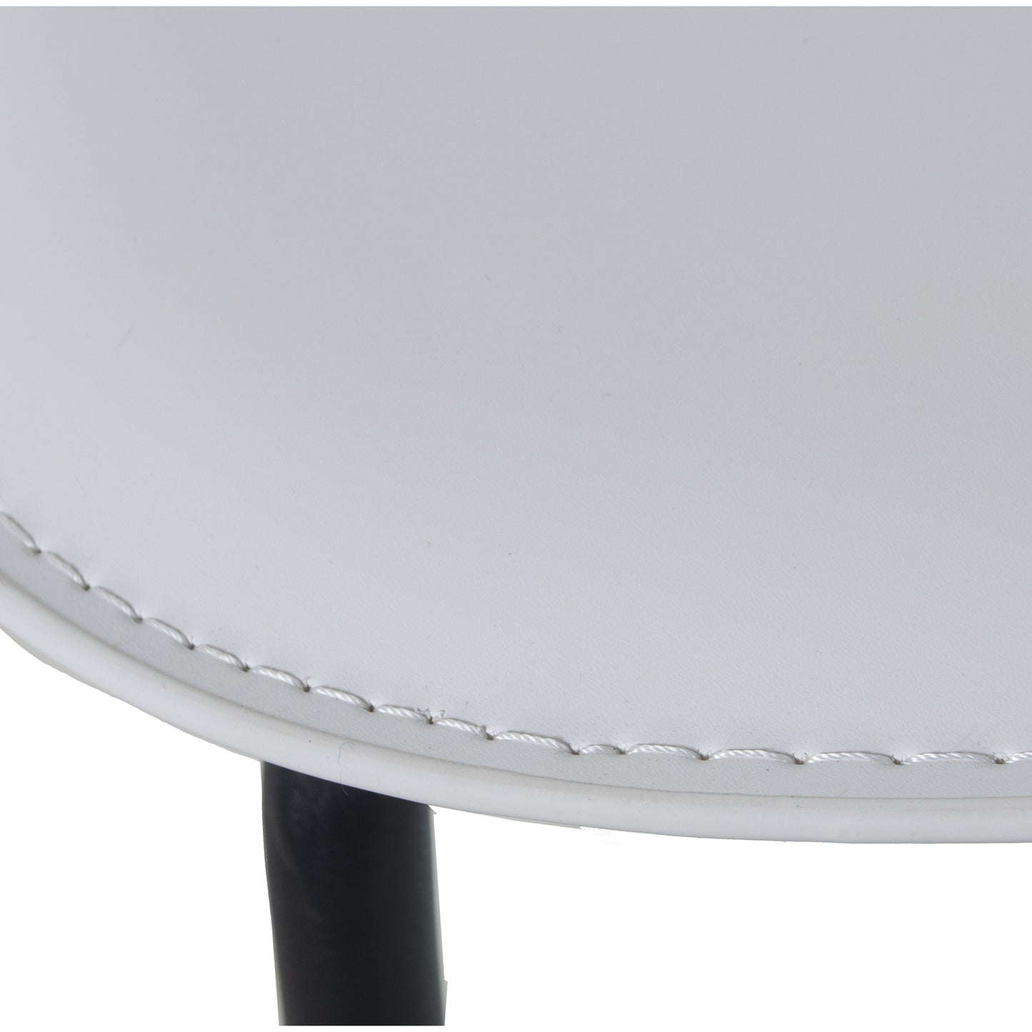 SILLA PP BLANCO PATAS METAL NE GRO