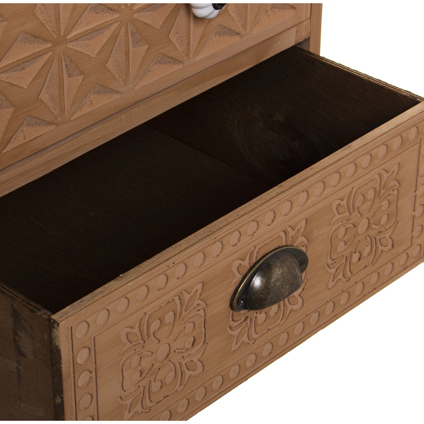 MUEBLE ENTRADA MADERA C/7 CAJO NES+1 PUERTA: TIRADORES HIERR