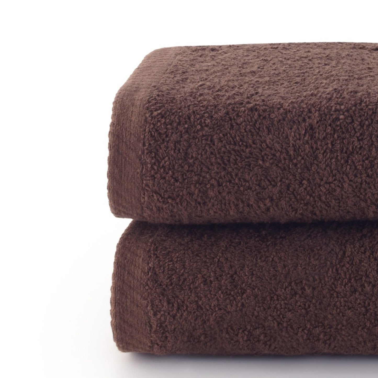 Set 2 Toallas manos (50x100) Marrón