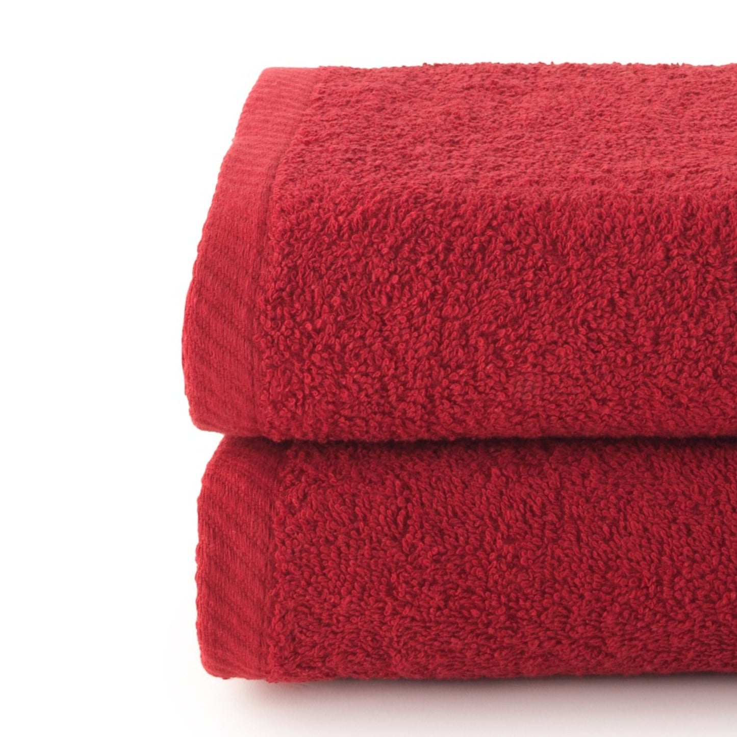 Set 2 Toallas manos (50x100) Granate