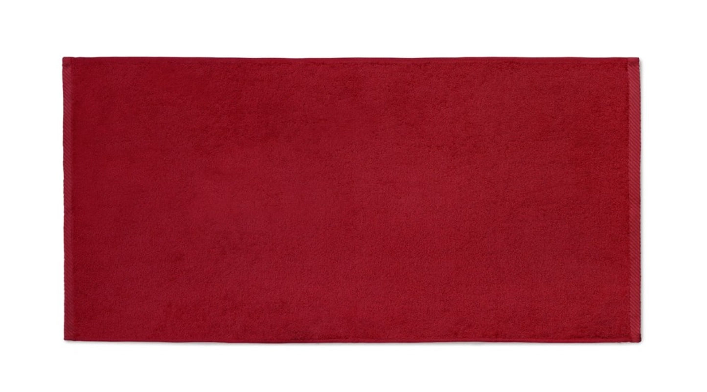 Set 2 Toallas manos (50x100) Granate