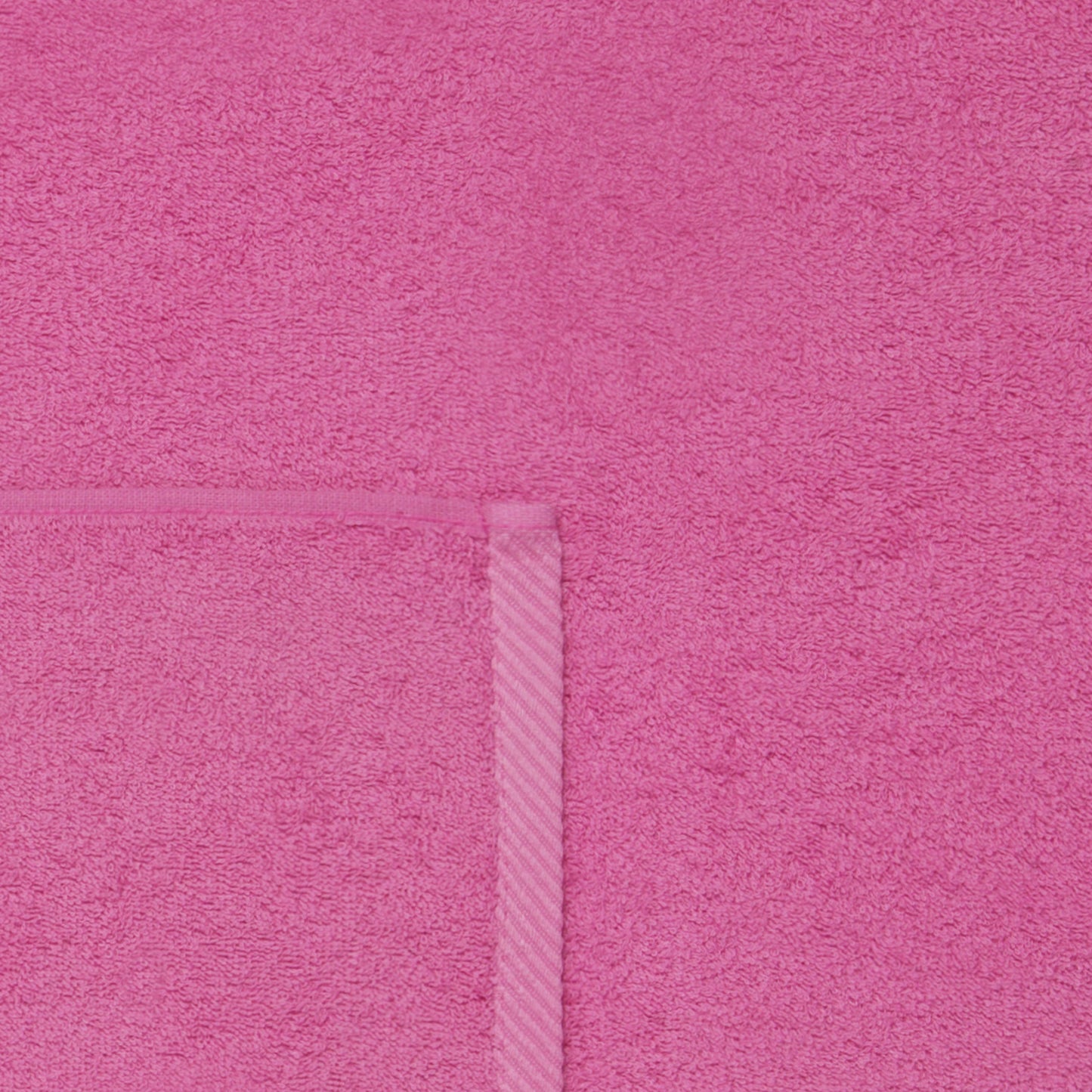 Set 4 Toallas piezas: 2 manos + 2 baño color fresa