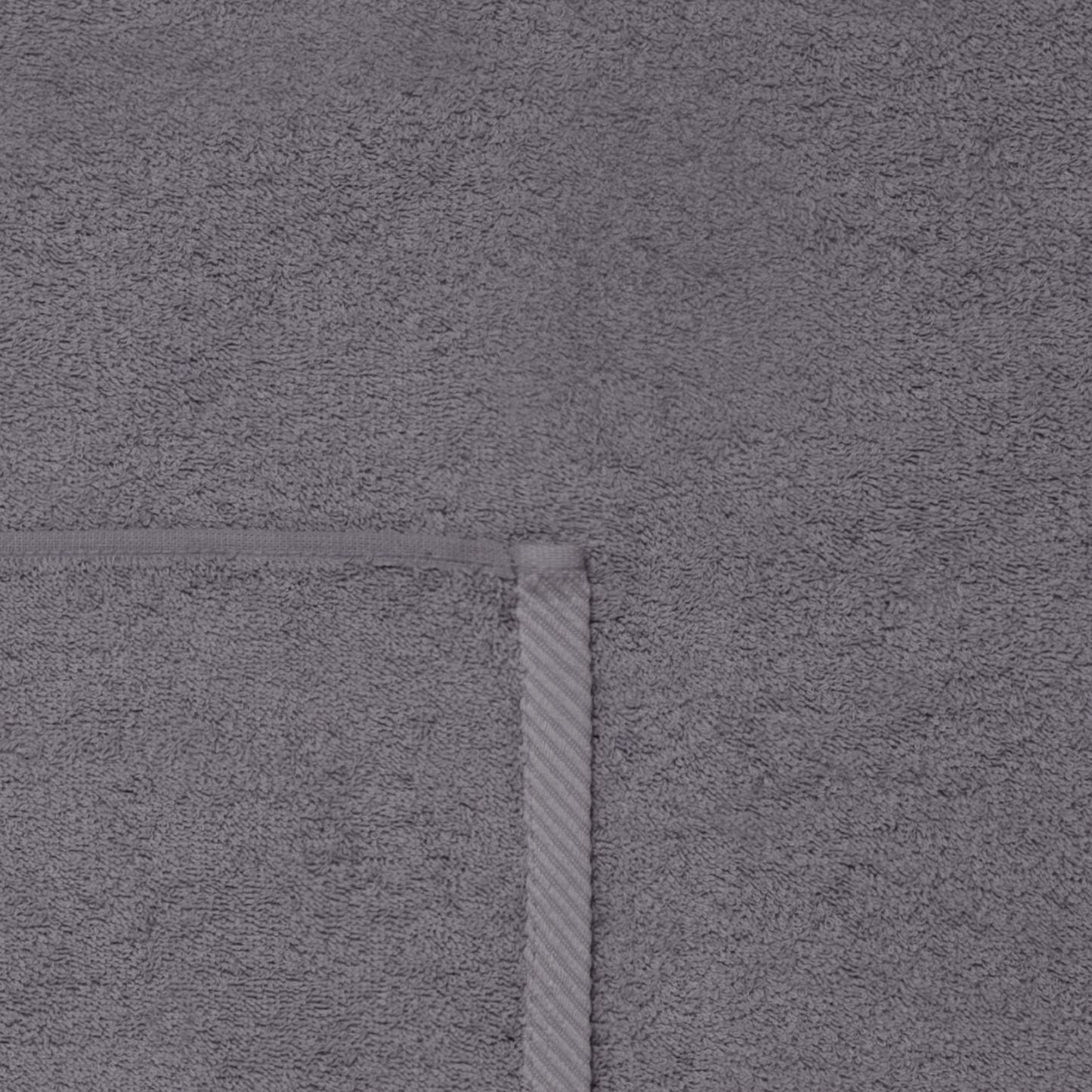 Set 4 Toallas piezas: 2 manos + 2 baño color gris