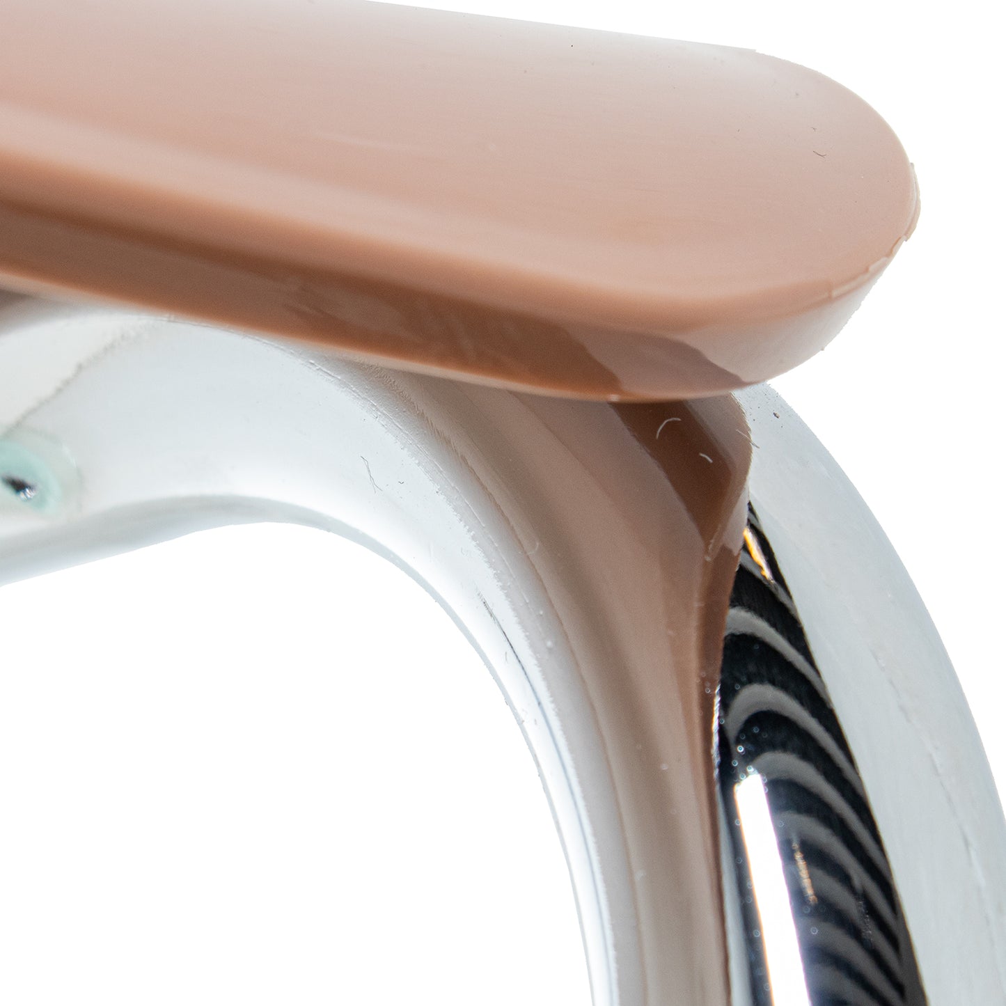 SILLA ABS ROSA PATAS METAL CRO MADO